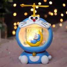 # HJ # Pajangan Lampu Tidur Doraemon Baling Baling Bambu