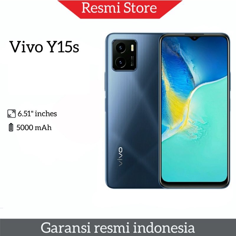 Vivo Y15s 3GB/32GB Baru Garansi Resmi 1 Tahun