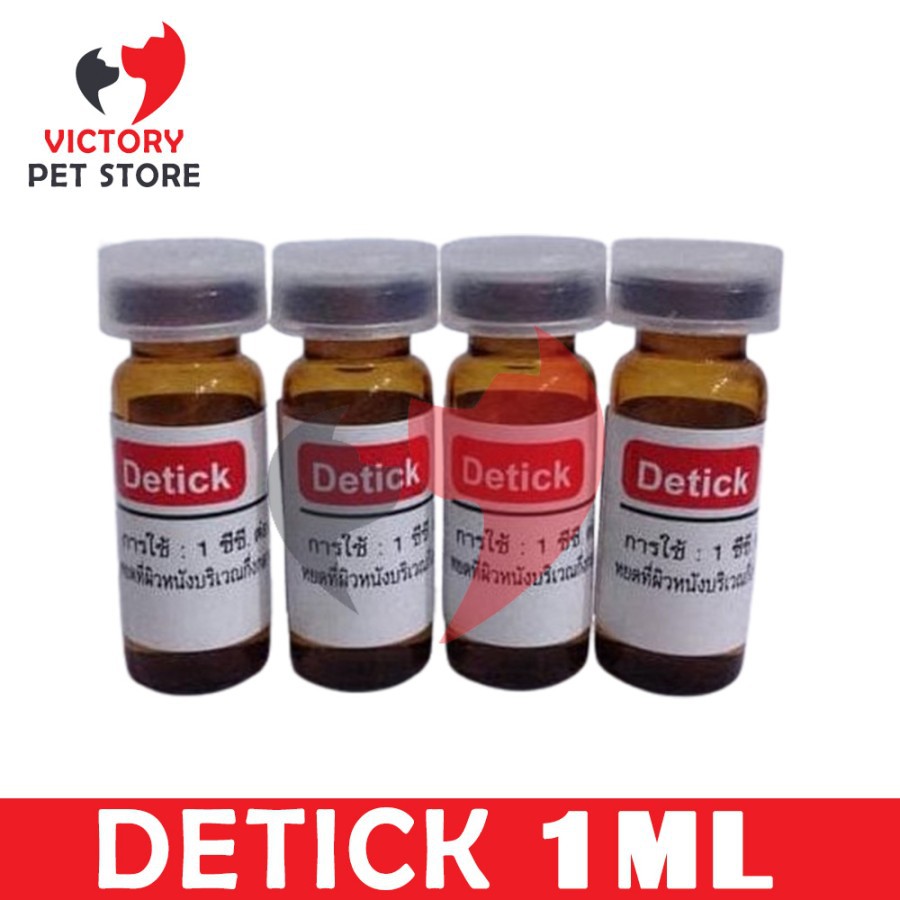 Obat Kutu DETICK & DETICK PLUS Kucing/Anjing Detick 1ml / Detick 2ml