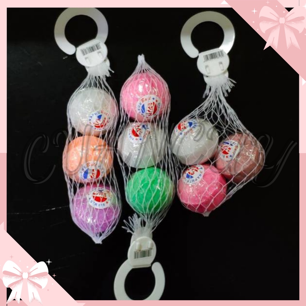 Cuancuy - Kamper Toilet Bola Isi 3 Kamper Warna Sachet Pengusir Kecoa Tikus Serangga Kamper Lemari R