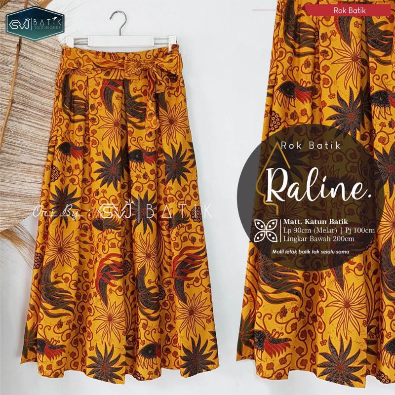 ROK BATIK RALINE KANTOR PANJANG HALUS UNGGUL JAYA