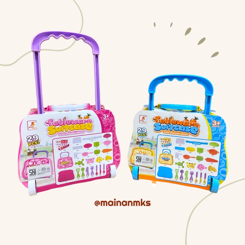 TABLEWARE SUITCASE KITCHEN GAME NO.0312-1