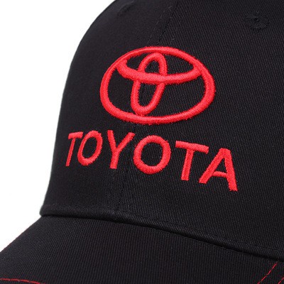 Topi Desain Logo Toyota Bahan Katun Untuk Balap Motor