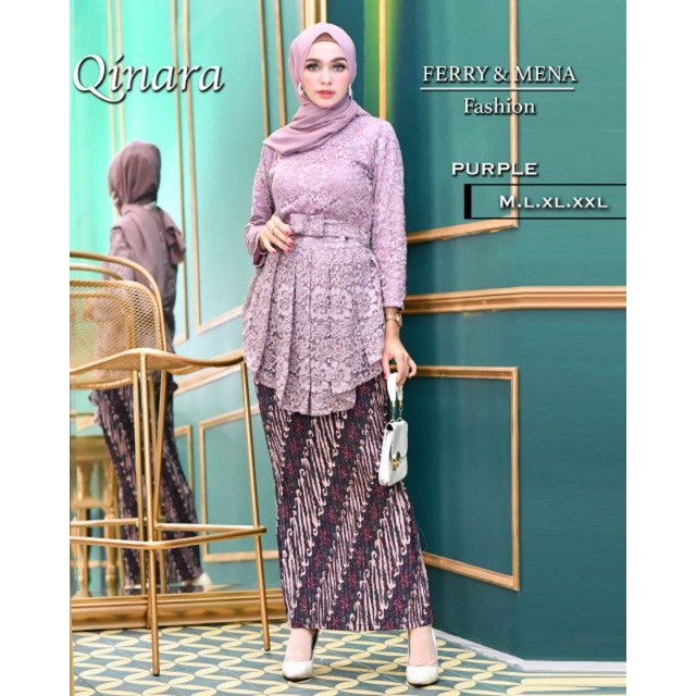 Qinara Dress / Kebaya Remaja / Kebaya Brukat / Kebaya Wisuda / Kebaya Modern / Kebaya Pesta / Kebaya