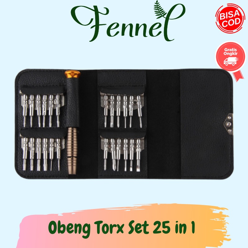 Obeng Mini Torx Set 25 in 1 JN00021