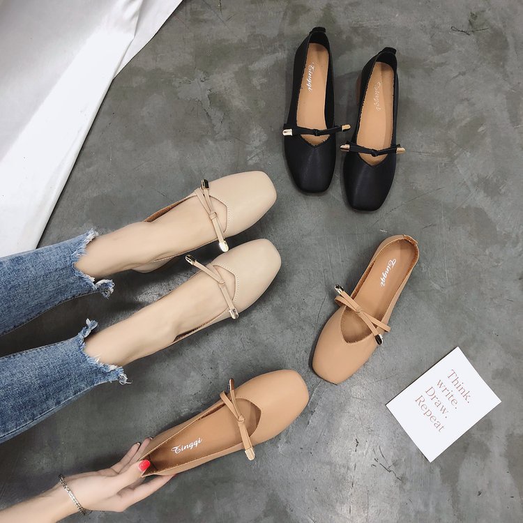 Sepatu Kerja Perempuan Hak Import Formal Sepatu Kerja Wanita Kasual Cantik Flatshoes SK-023