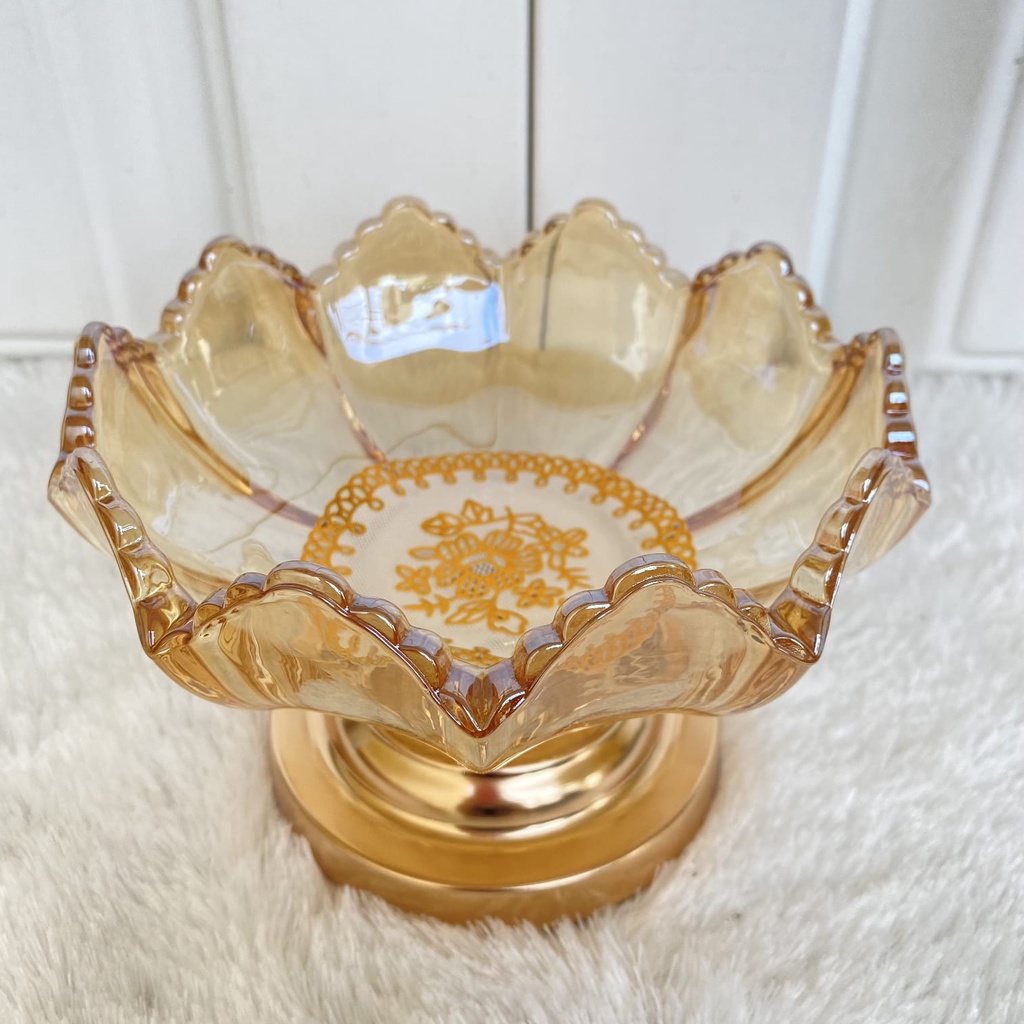 Wadah Buah Kristal / Wadah Permen Kristal / Dekorasi Multifungsi Hari Raya / Dekorasi Pernikahan