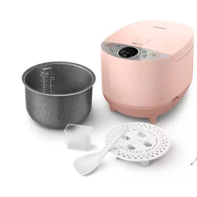 Philips Hd4515 Digital Rice Cooker - Pink New