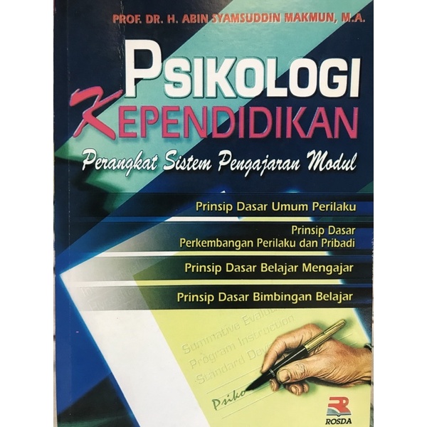 

Preloved Buku Psikologi Kependidikan karya Abin Syamsudin