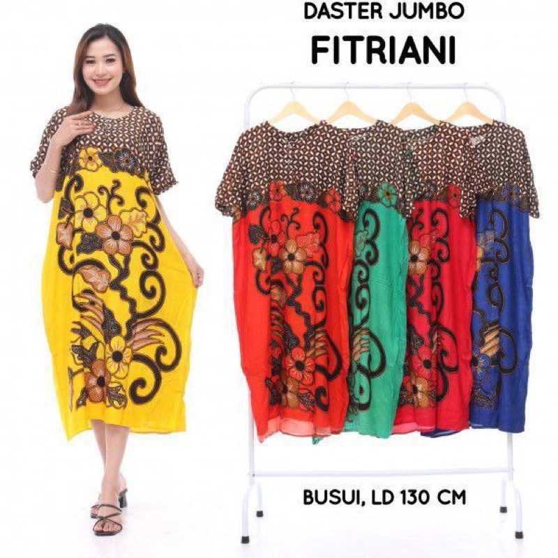 DASTER JUMBO FITRIANI KANCING DEPAN BUSUI