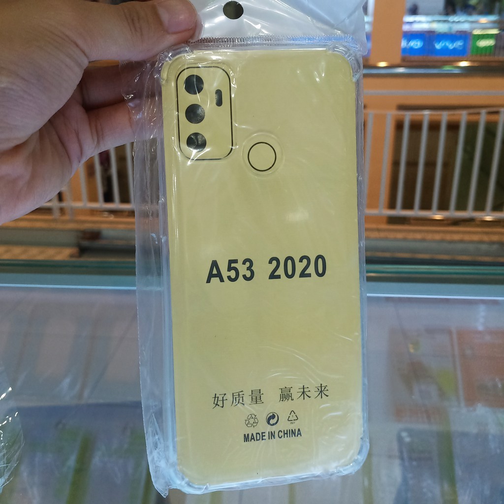 Softcase HP Anticrack Cesing Casing Kondom HP OPPO A53 2020 Silikon Bening Lentur
