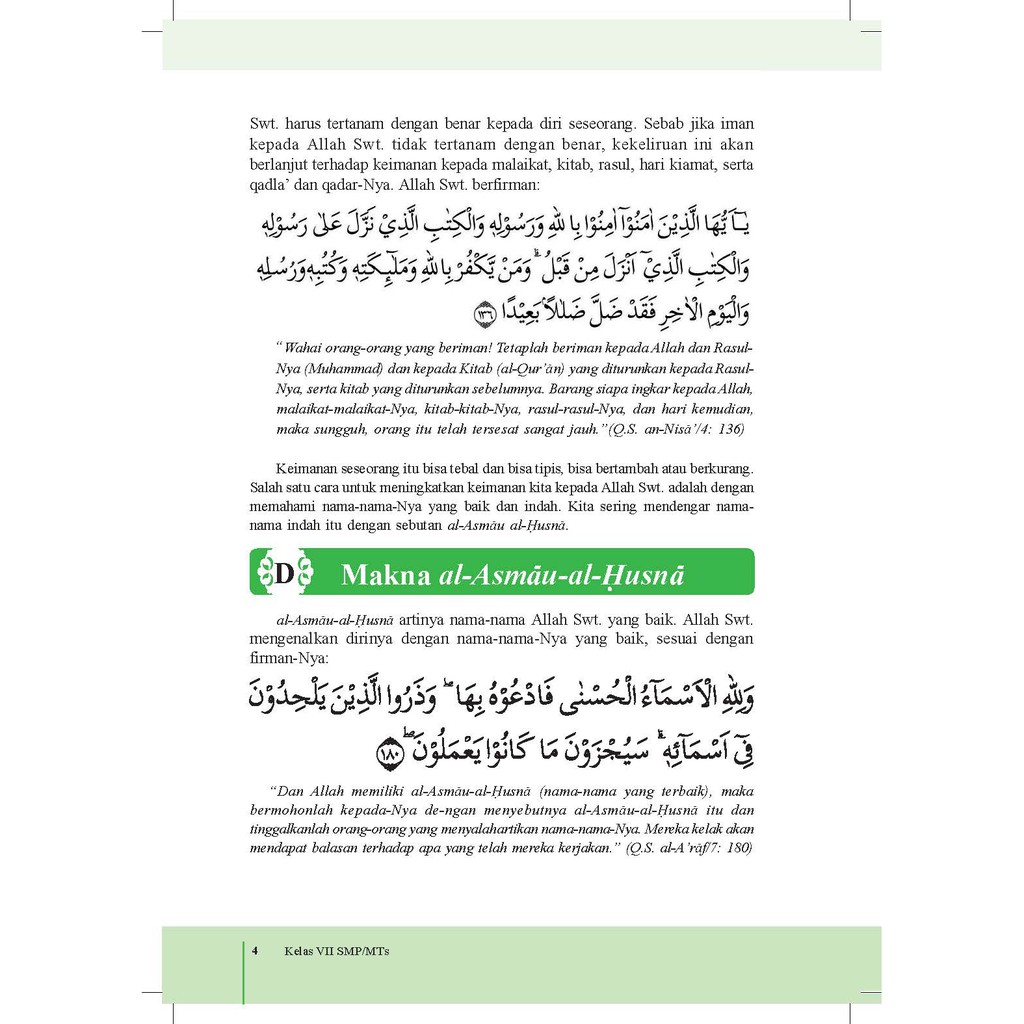 Buku Pendidikan Agama Islam SMP Kelas 7 K13 Revisi Terbaru-8