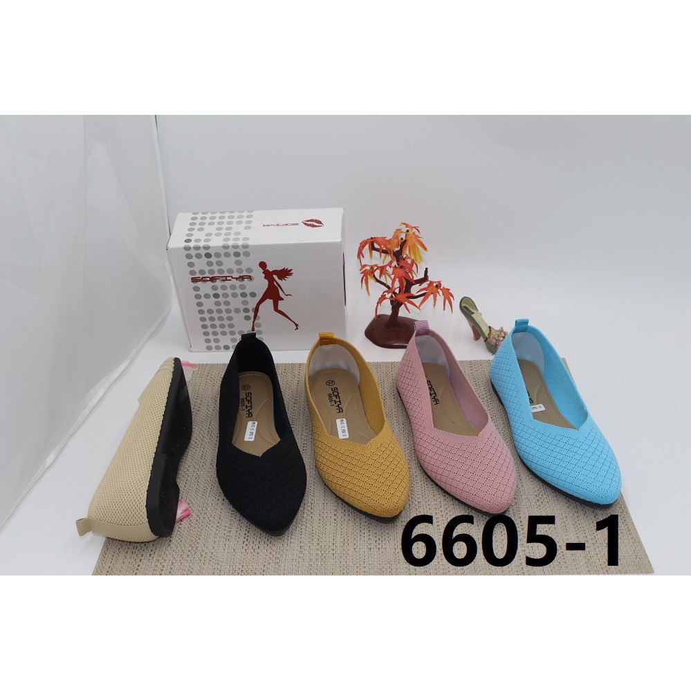 Sepatu Cewek / Flatshoes / Sepatu Rajut Import SOFIYA 6605