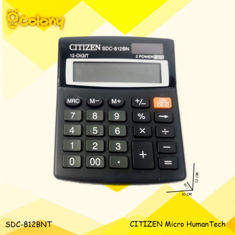 

Kalkulator Citizen SDC-812BN