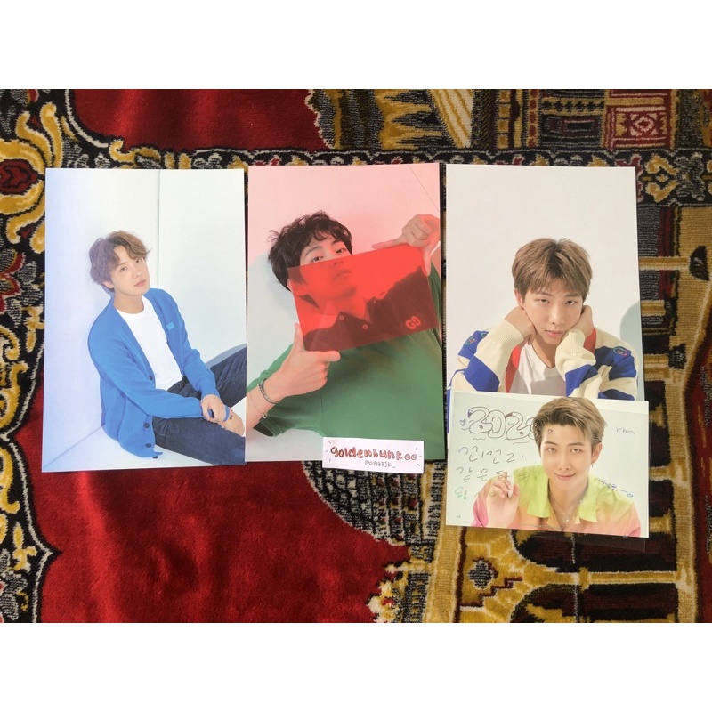 MINI POSTER POSTCARD BTS SEASON GREETING 2020 SG20 TAEHYUNG V HOSEOK HOBI JHOPE NAMJOON RM