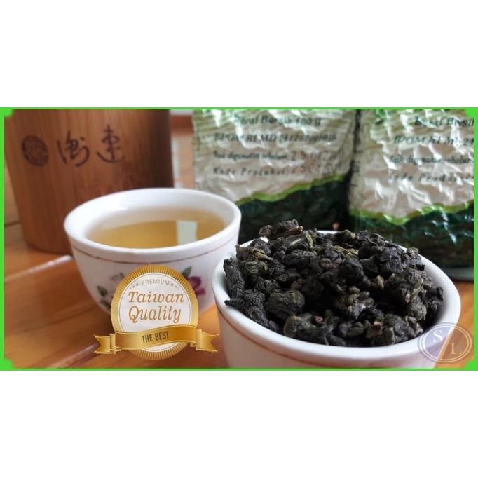 

[ COD ] TEH OOLONG HIJAU ORIGINAL ( TAIWAN QUALITY ) 100 Gram TERBARU Kode 1057