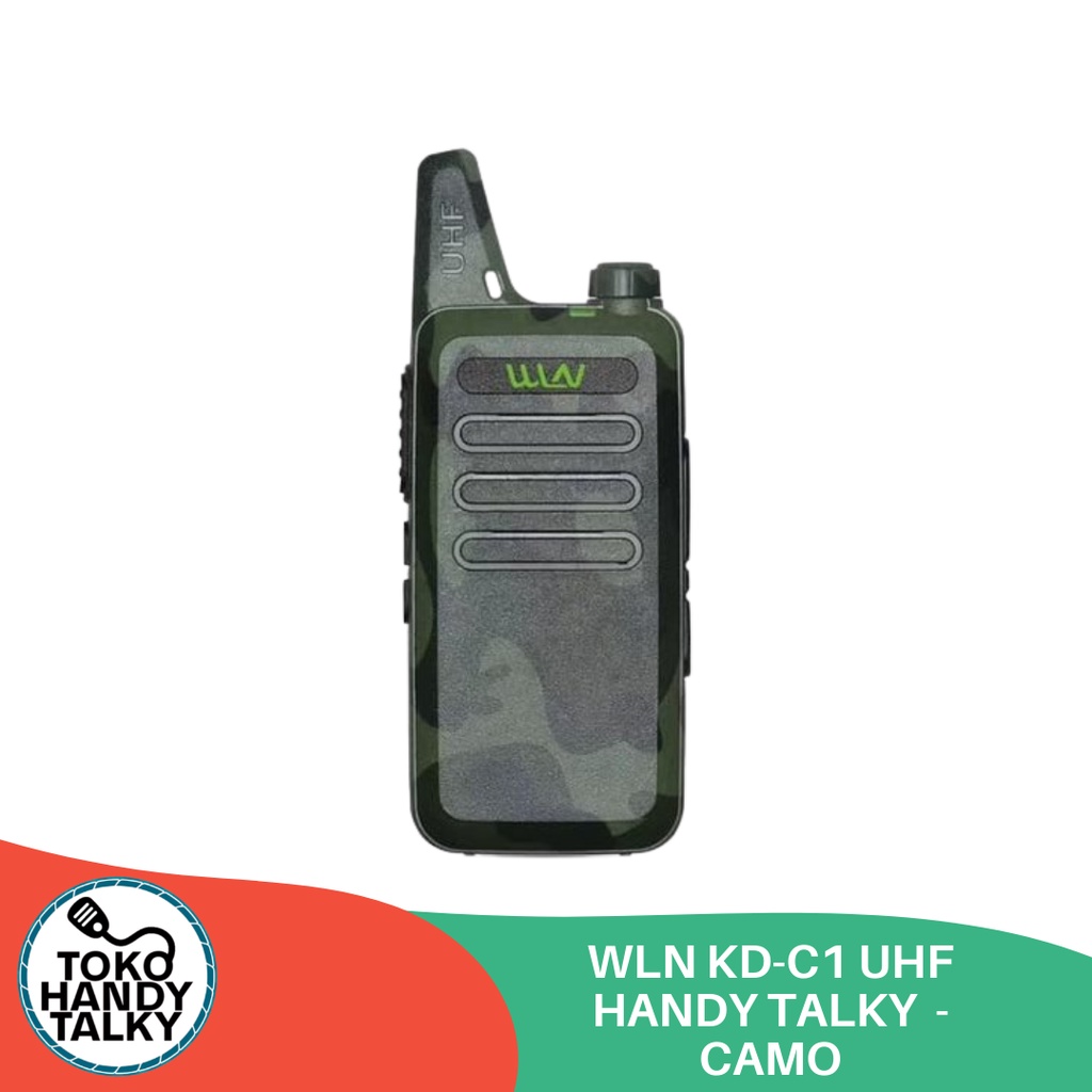 WALKIE TALKIE WLN KD-C1 C1 UHF 400-470 MHz HANDY TALKY SATUAN / SINGLE NEW ORIGINAL