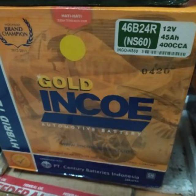 Aki Incoe Gold NS60 Xenia, Avanza, Rush
