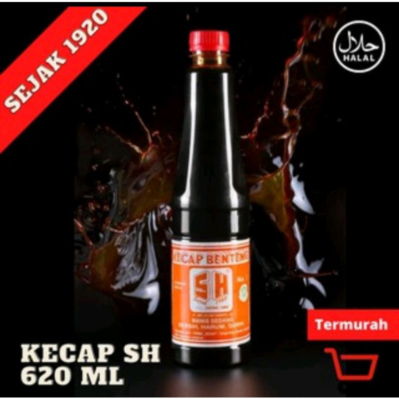 

KECAP MANIS SH BENTENG Refiil dan Botol 620ml di setiap kemasan