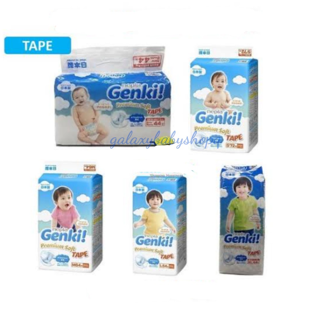 Genki Tape NB44, S72, M64, L54, XL44