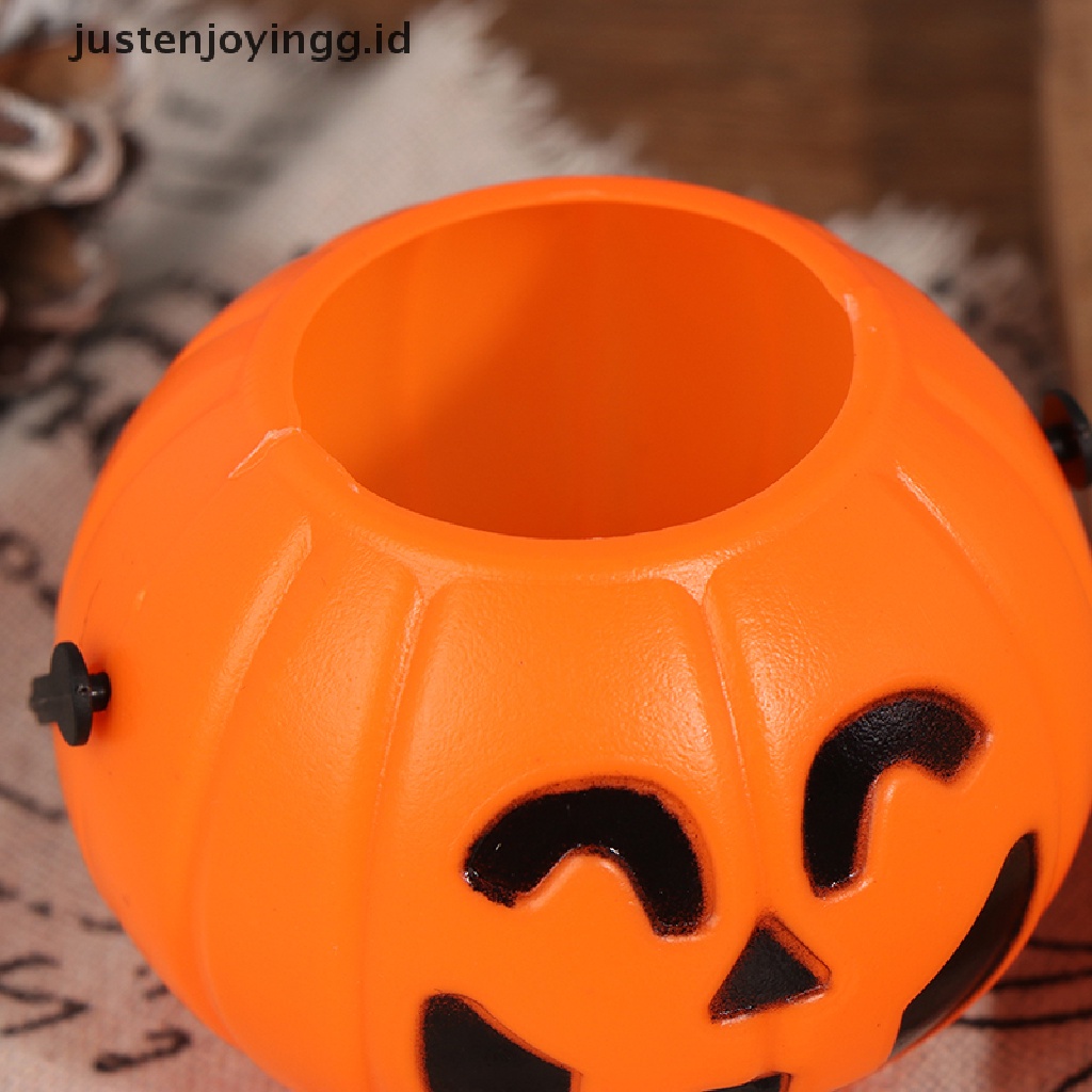 Ember Bentuk Labu Bahan Plastik Untuk Dekorasi Pesta Halloween