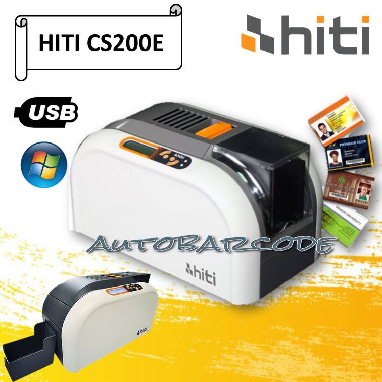 PRINTER ID CARD HITI CS200E PRINTER MEMBER CARD PVC RFID PRINTER KARTU PASIEN KLINIK RUMAH SAKIT