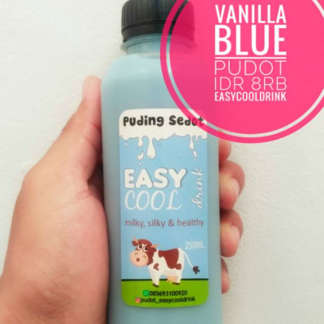 Pudot ( puding sedot ) Vanilla blue 250ml