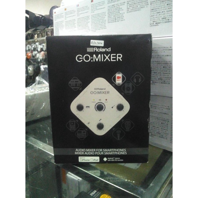 MIXER RECORDING AUDIO ROLAND SMARTPHONE GO MIXER