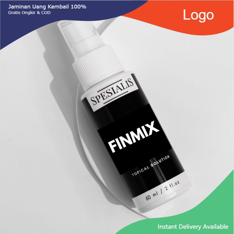 ( Bisa Cod) Finmix Hair Serum - Finmix Spesialis Rambut Original - Mengatasi Rambut Rontok - Menyubu