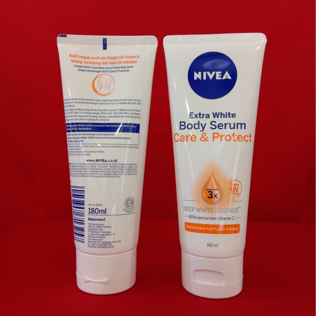 NIVEA Extra White Care &amp; Protect Body Serum 180ml