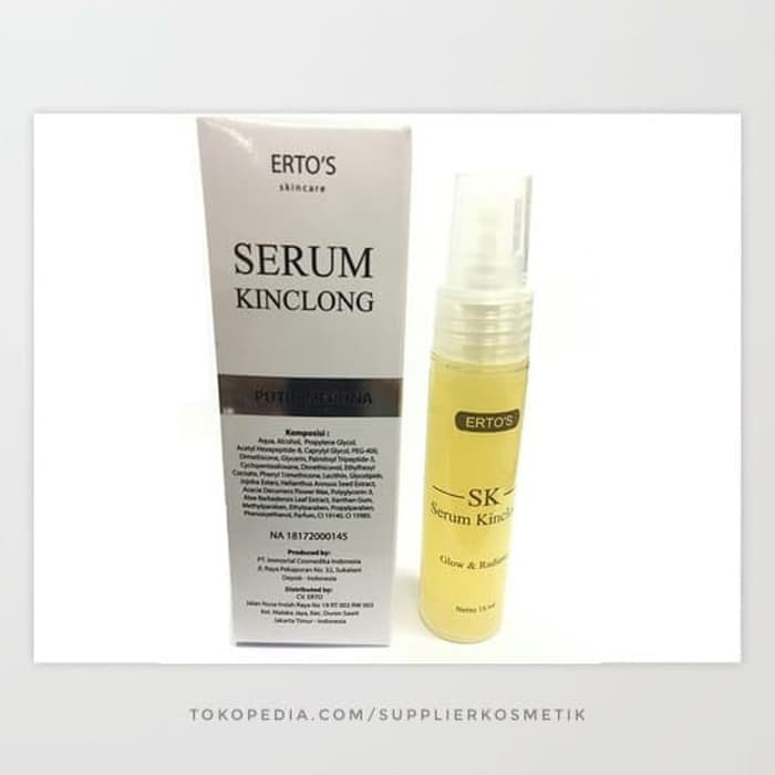 [ ERTOS ] SERUM KINCLONG / PENCERAH WAJAH