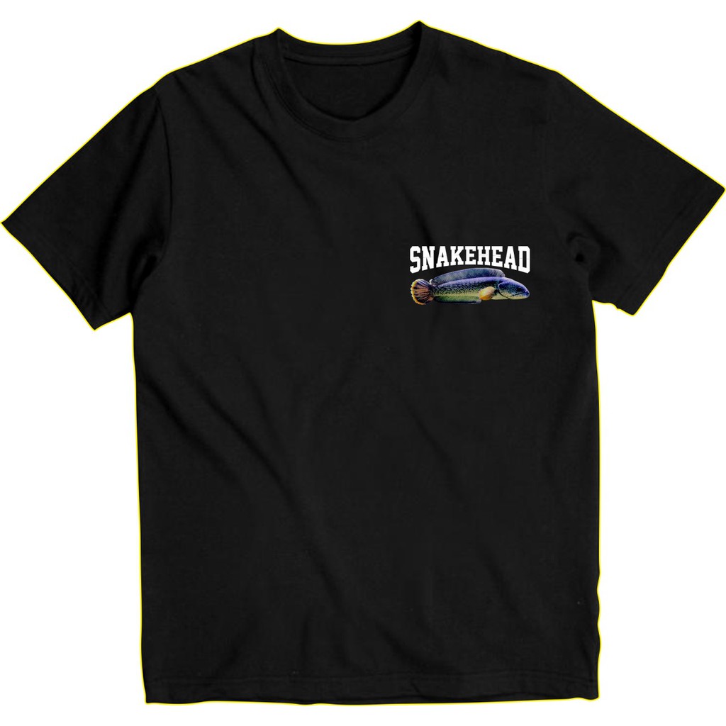 kaos pria wanita anak snakehead fish predator fish