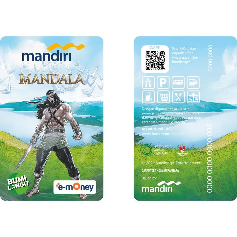 eMoney eTOLL Seri Bumi Langit - MANDALA ORI /Like Tapcash Flazz or Brizzi