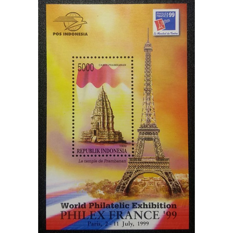 

Prangko Souvenir Sheet PHILEX FRANCE tahun 1999 - SS157