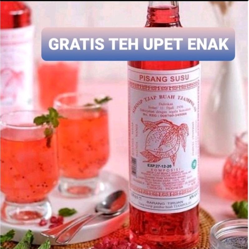 

Grosir Sirup Tjampolay Asli Cirebon - 1 DUS isi 12 Botol Tjampolay Sirup GRATIS teh upet- Sirup Sampolay Asli