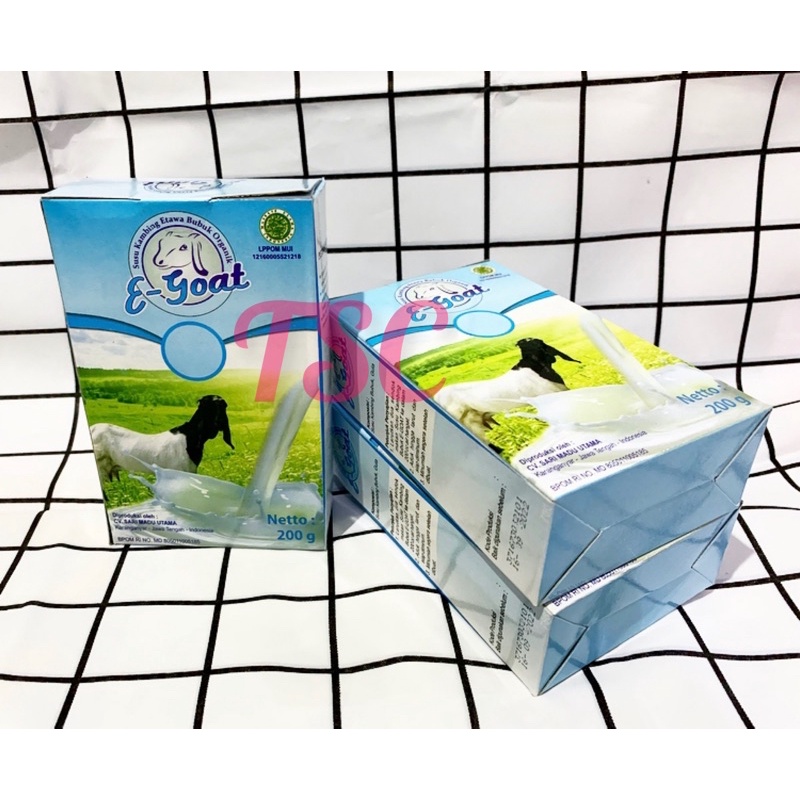 

E-Goat Susu Kambing 200gr Egoat Susu Kambing Egoat seperti Susu Gomars