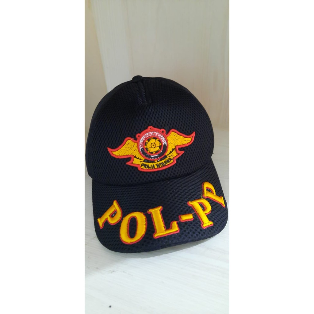 Topi Lapangan Satpol PP Hitam