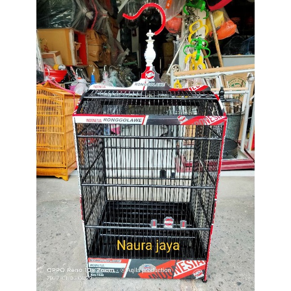 Kandang Sangkar Kotak Decal Merah Putih Ronggolawe Ebod Jaya