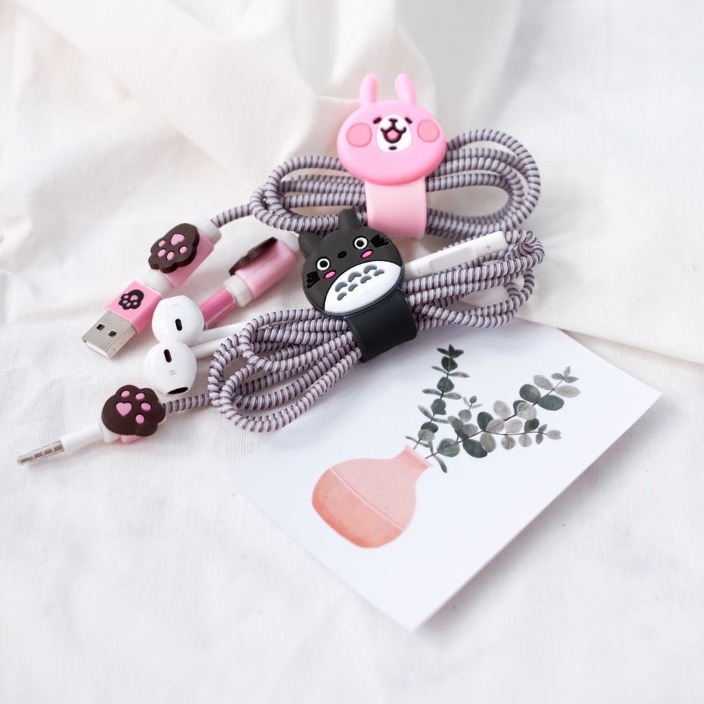 ❤GTB❤ Penjepit Kabel/ Klip Kabel/ Pengikat Kabel/ Penggulung Kabel/ Cord Holder R516