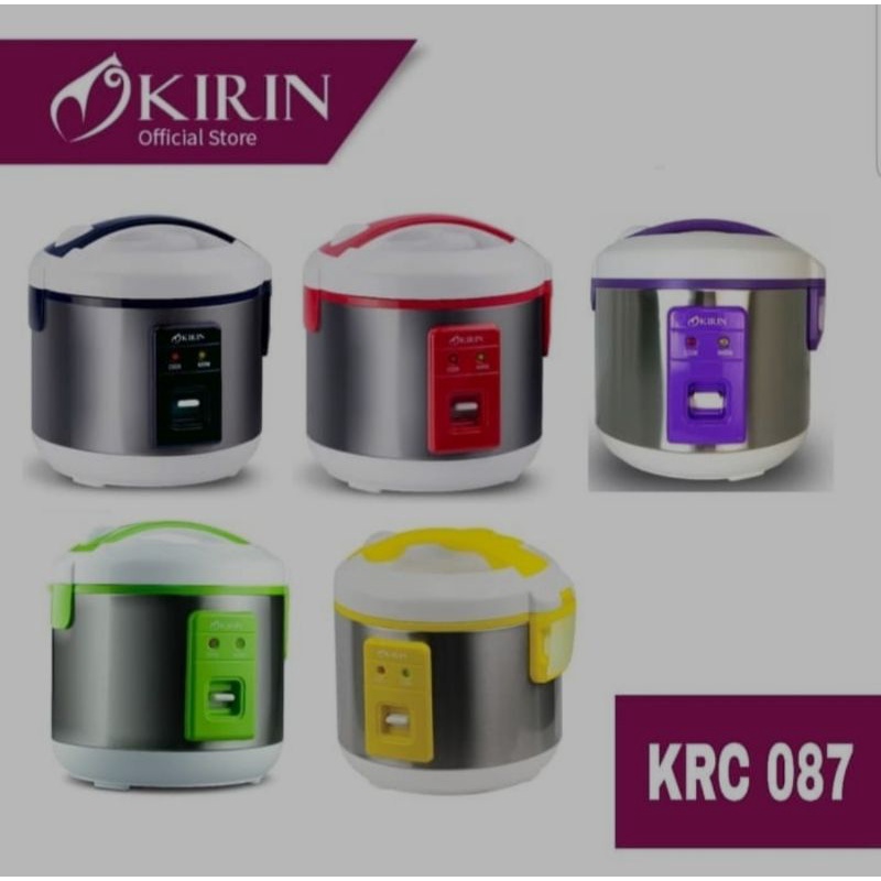 KIRIN RICE COOKER 1,0 LITER KRC-087