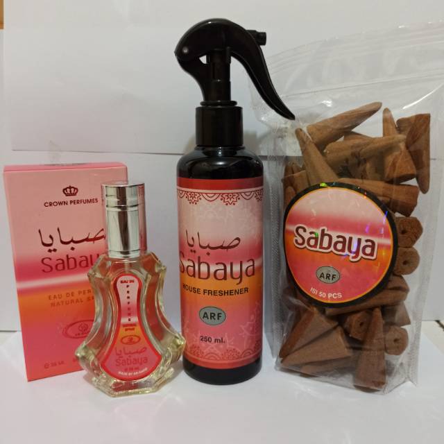 Paket selaras parfum fresner bukhur buhur ARF SABAYA