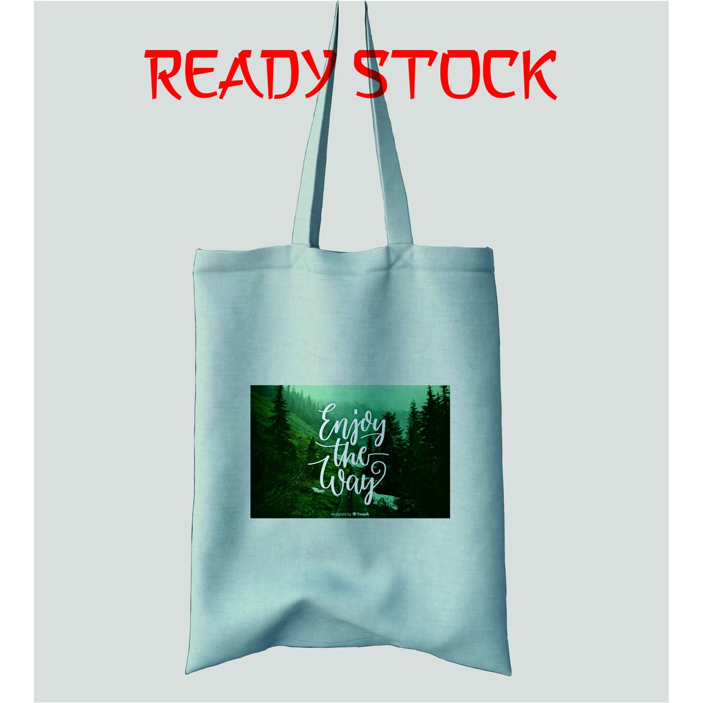 Totebag Premium - Canvas Drill - Bukan Blacu - Tas Fashion Wanita -  RS013