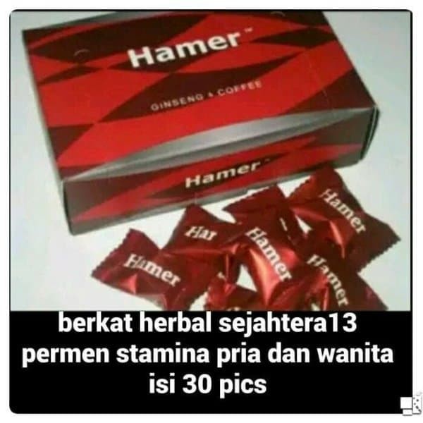 

MUJARAB permen hammer-hammer candy-isi 30 pics permrn kopi ginseng kesehatan ASELI