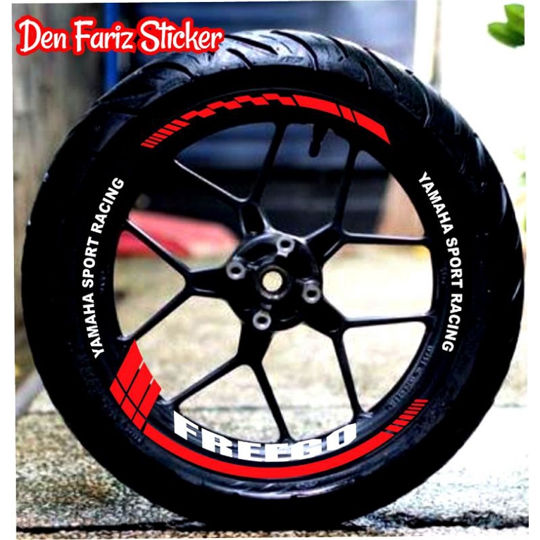 Stiker velg yamaha freego Lis velg freego