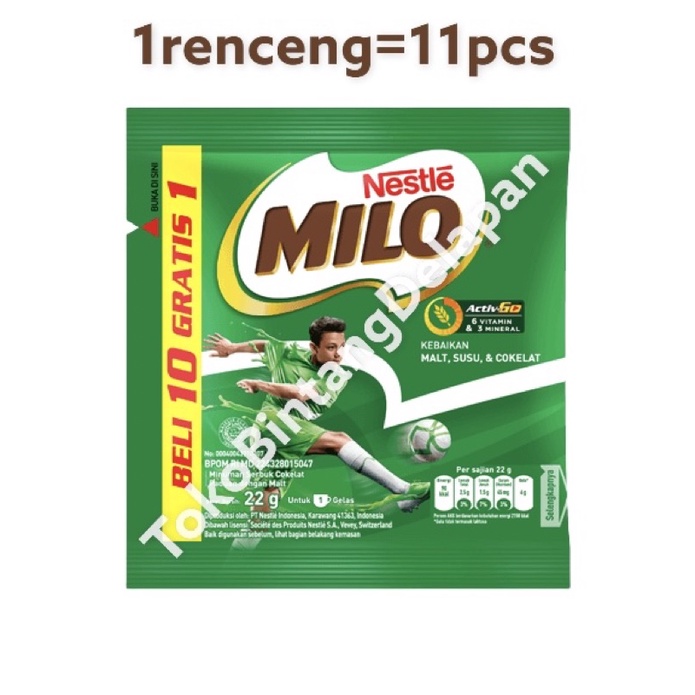 

Milo Sachet/Saset 22g (1 Renceng)