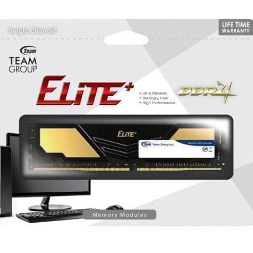 Team Elite Plus Gold DDR4 8GB 3200MHz (Resmi,Grs Lifetime) NAMPOL GAN