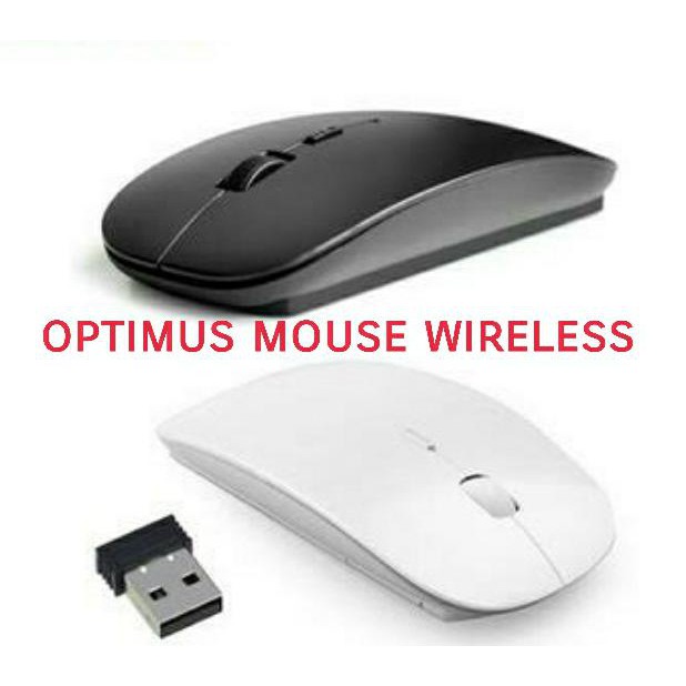 Mouse wireless tanpa kabel tipis slim mini / mouse gaming pc komputer