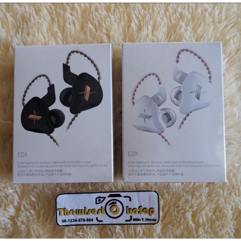 Earphone Headset KZ EDX Stage Monitoring IEM Single Driver Earphone