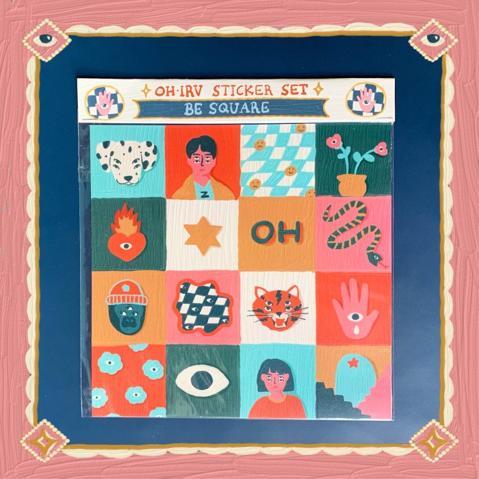 

(TERLARIS) OH.IRV "Be Square" Sticker Set