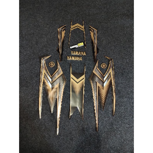 striping grapic stiker yamaha rxking rx king se 2003 rxking gold 2003